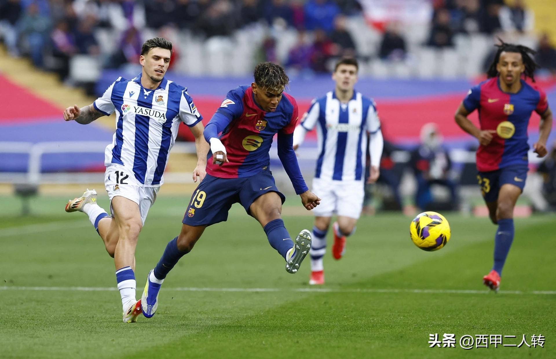 巴塞罗那将与皇家社会交手，争夺胜利